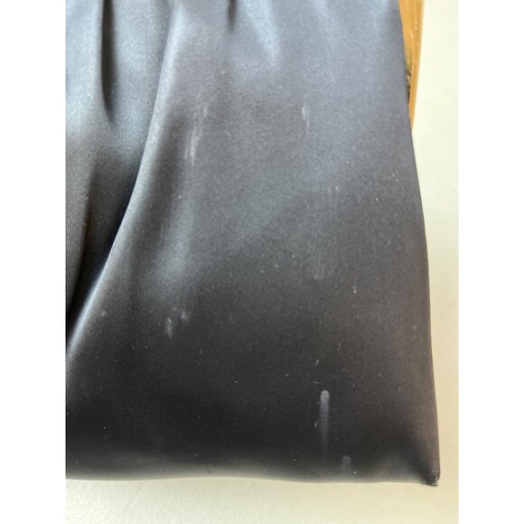 Vintage Andé Women's Cute Black & Gold Evening Party Clutch Sz S - Picture 10 of 12